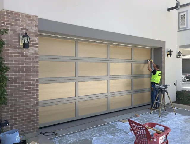 Garage door replacement service by Lawndale Garage Door Repair in Lawndale