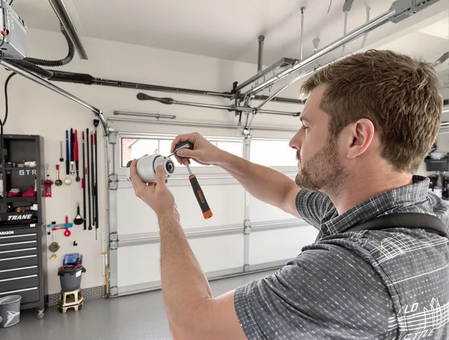 Garage door opener repair service by Lawndale Garage Door Repair in Lawndale
