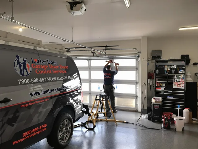 Lawndale Garage Door Repair team performing same-day garage door repair in Lawndale
