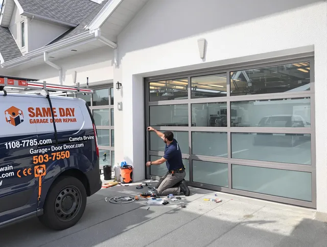 Same-day garage door repair service by Lawndale Garage Door Repair in Lawndale