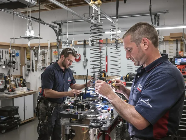 Garage door spring repair service by Lawndale Garage Door Repair in Lawndale