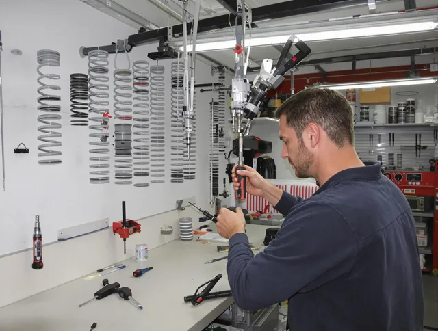 Lawndale Garage Door Repair safety certified technician performing precision spring replacement in Lawndale